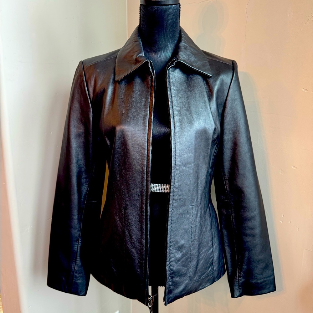 Colebrook & Co. Vintage 100% Leather Jacket Women’s Size Small